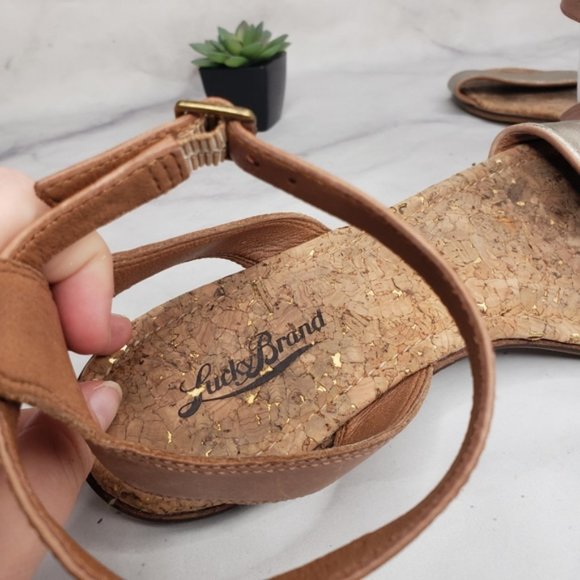 Lucky Brand metallic sandals - Picture 4 of 6